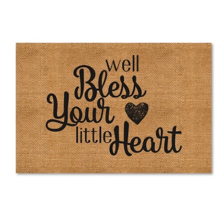 Marcee Duggar 'Bless Your Heart' Canvas Art,30x47